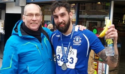 Lee-Anthony with his first medal
